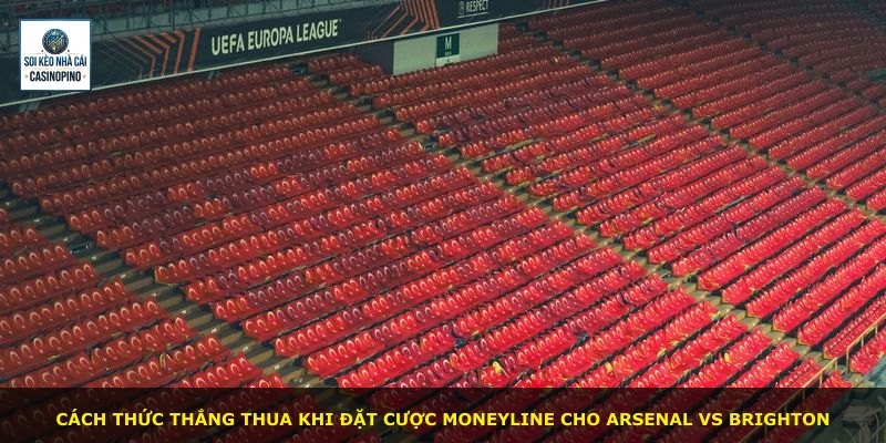 Cách thức thắng thua khi đặt cược Moneyline cho Arsenal vs Brighton